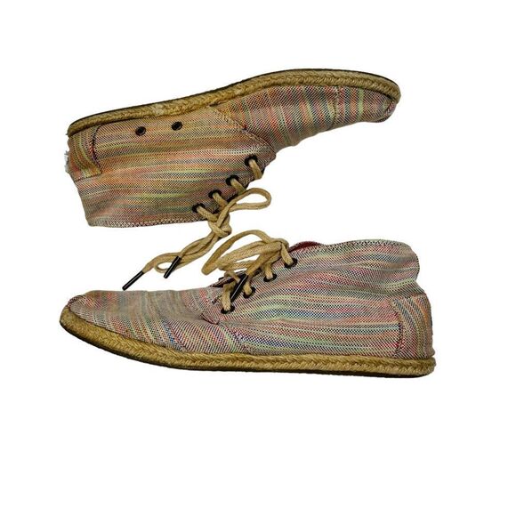 TOMS Pilar Stripe Rope Desert Botas - Size 7.5 - Picture 9 of 15